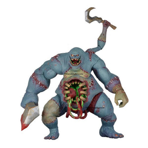 “Figura Stitches de Heroes of the Storm por NECA, con hacha ensangrentada.”