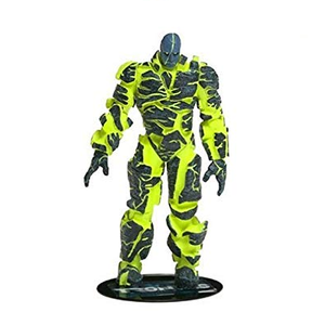 "Figura Thorne de Tron 2 con detalles del empaque, mostrando otros personajes disponibles y diseño especial de Tron 2."