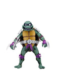"Figura TMNT Slash de 7 pulgadas con estilo pixelado inspirado en el videojuego."