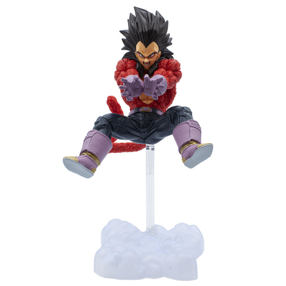 Figura de Vegeta con base de nube en posición de combate