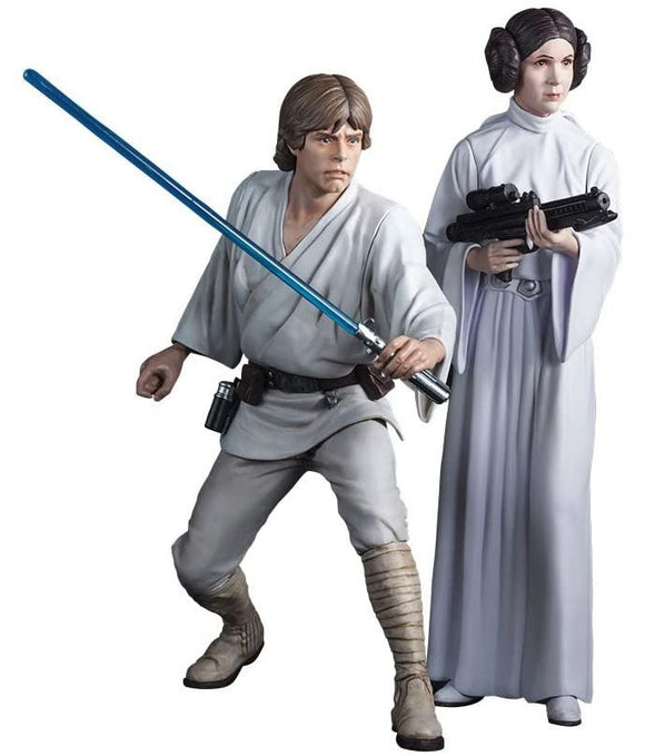 Figura Star Wars Leia Organa-Luke Skywalker 1:10 SW89 KOTOBUKIYA - Adhek Perú