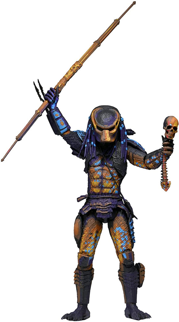“Figura Predator City Hunter de 7 pulgadas NECA en pose de ataque.”