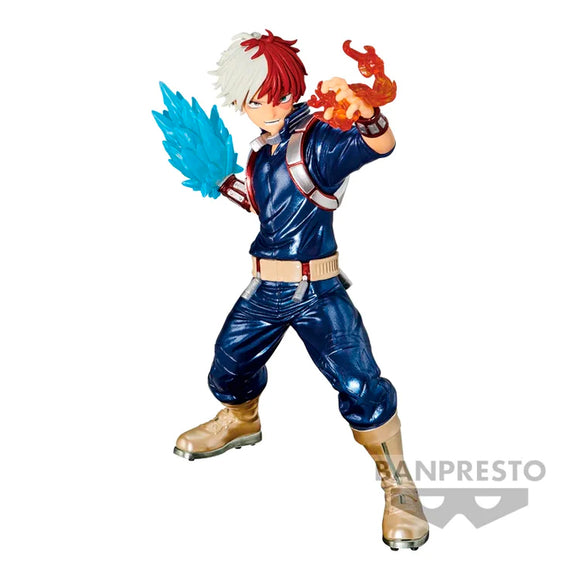  “Figura Todoroki con efectos de fuego e hielo – The Amazing Heroes.”