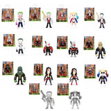 “Set completo de figuras Suicide Squad JADA de 6 cm con empaque.”