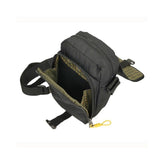 Bolso National Geographic Negro N03506.06 con Tapa y Correa Ajustable