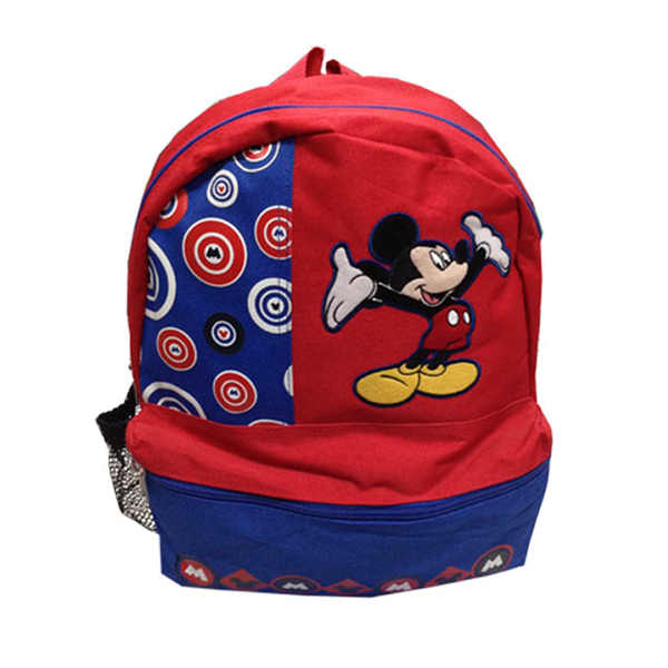 MOCHILA MICKEY POLYEST azul rojo JD 62547 DISNEY Adhek Peru