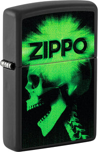 ENCENDEDOR ZIPPO CRANEO VERDE 48485