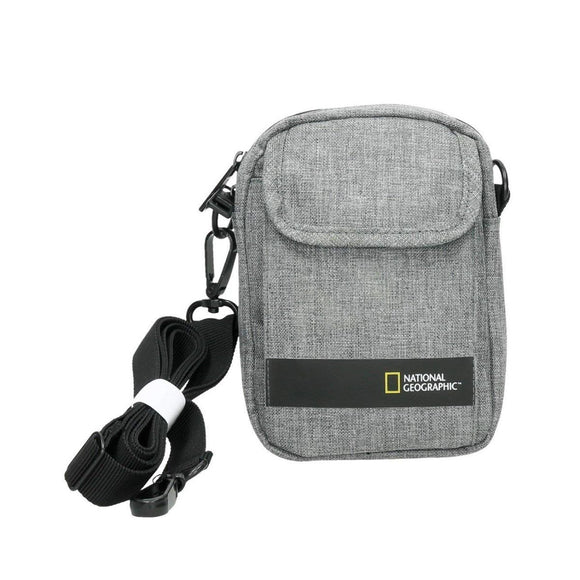 Minibolso National Geographic Stream Gris Claro N3101.22