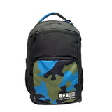 Pack Día del Padre Quechua | Mochila Q-5219A Negro/Celeste + Canguro Q-5218A Negro/Turquesa