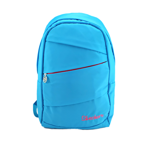 Mochila Skechers Nylon Celeste 70602.39 con Doble Compartimiento