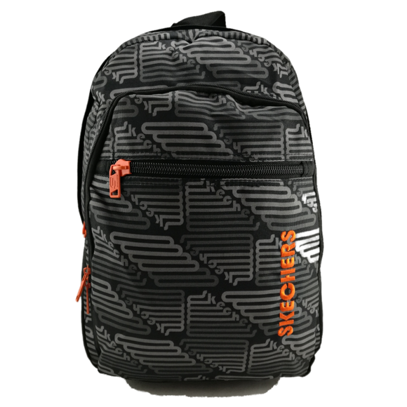 Mochila Skechers Backpack Negra 71801.06 | Diseño Moderno y Urbano