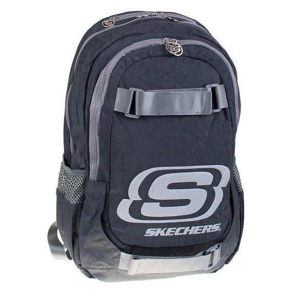 Mochila Skechers Polyester Plomo 70404.22 con Porta Laptop