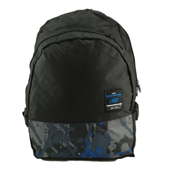 Mochila Skechers Polyet Plomo 70705.39 con Compartimiento Interno