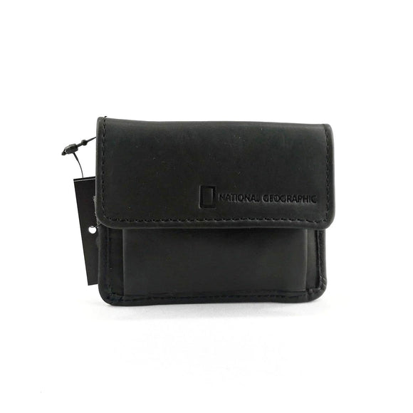 Monedero de Cuero National Geographic Negro NWSN4050.06