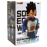 “Figura de Vegeta Solid Edge Works Vol. 3 en su empaque original
