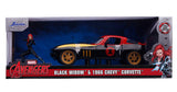 Auto  Chevy Corvette 1966 | Black Widow | Escala 1:24 | Jada Toys | JT-31749