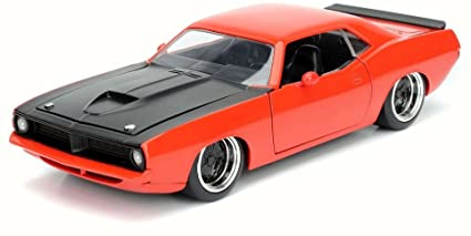 Auto Plymouth Barracuda 1973 Escala 1:24 Jada Toys JT-98236