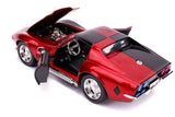 Chevy Corvette Stingray 1969 con Figura de Harley Quinn | Escala 1:24 | Jada Toys | JT-31196