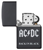 ENCENDEDOR ZIPPO AC-DC NEGRO 49015